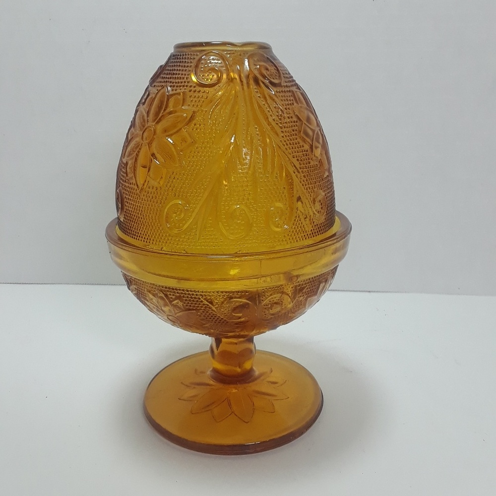Vintage TIARA Glass Fairy Lamp Tea Light Candle Ho